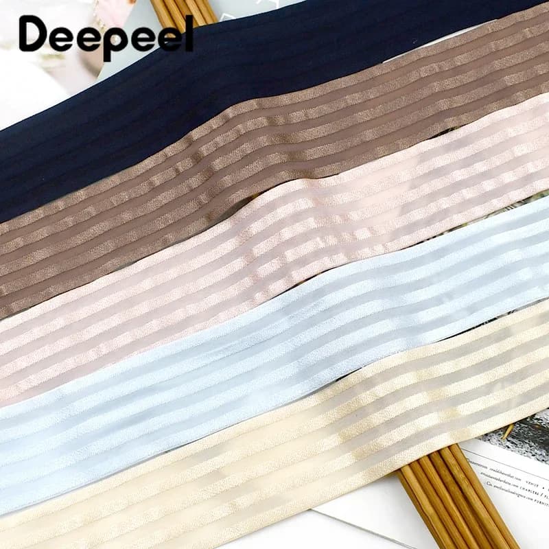 5/10 metri 50mm fascia elastica in nylon elastici morbidi per gonna cintura abbigliamento per la casa biancheria intima decorazione nastro accessori per cucire fai da te