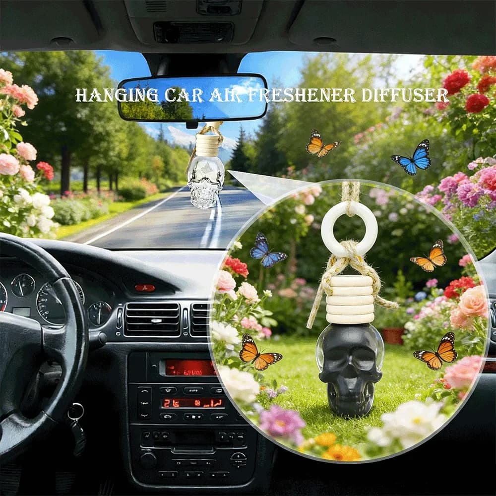 Car Deodorant Diffuser Suspended Deodorant Diffuser Vanilla Cream Fragrance Oil Diffuser For Long Life Perfume For Car
