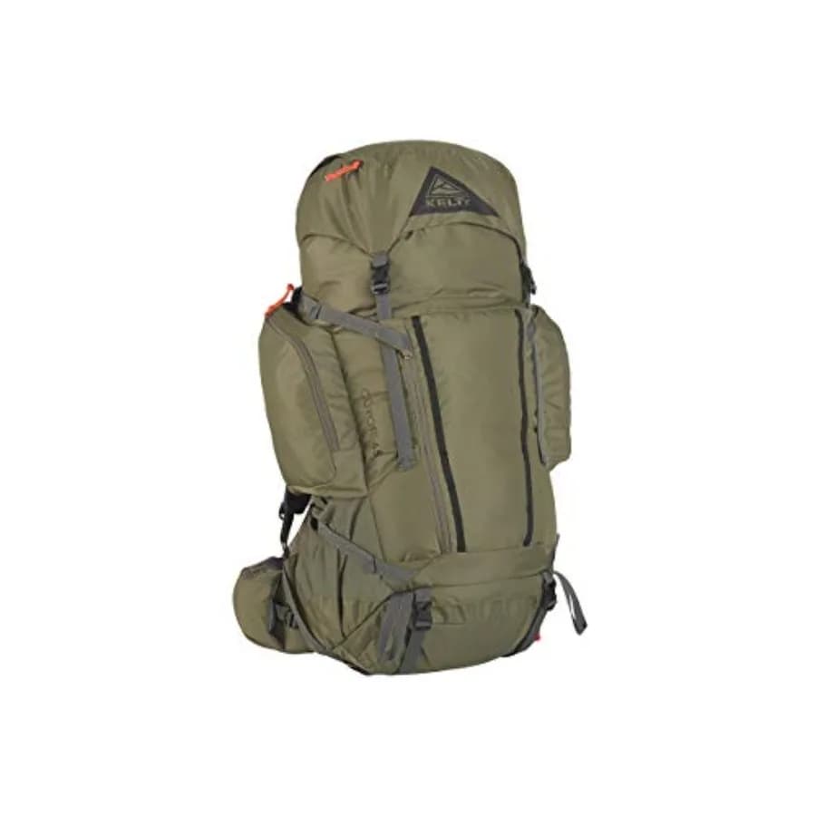Zaino con Telaio Interno da 65 Litri per Escursionismo, Viaggi, Compatibile con Sistema di Idratazione, Completamente Regolabile, 65L, Verde Oliva Scuro