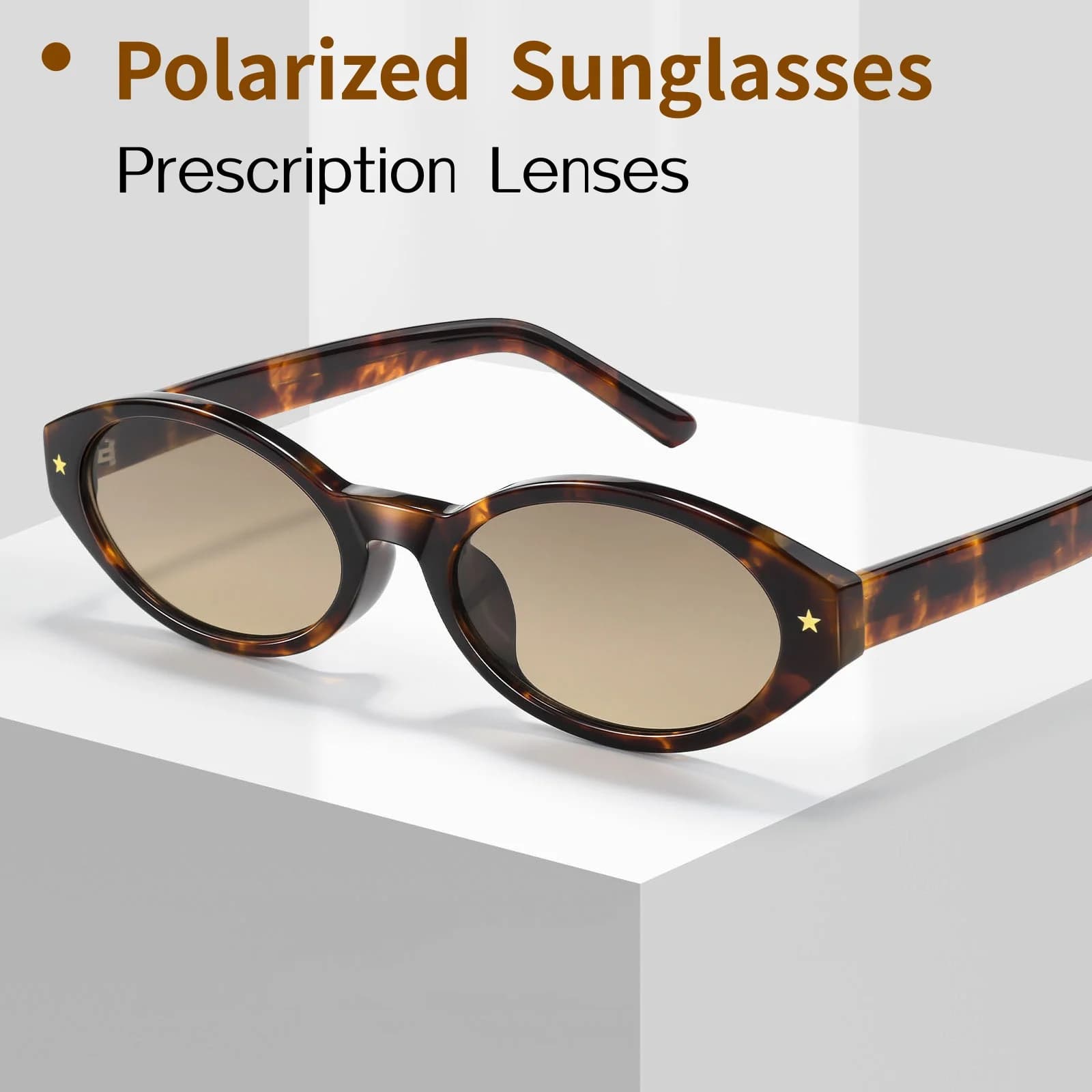 Women Sunglasses For Myopia Polarized Lenses Acetate Tortoise Eyewear Customize Prescription Eyeglasses Sun Glasses Drive Ocular