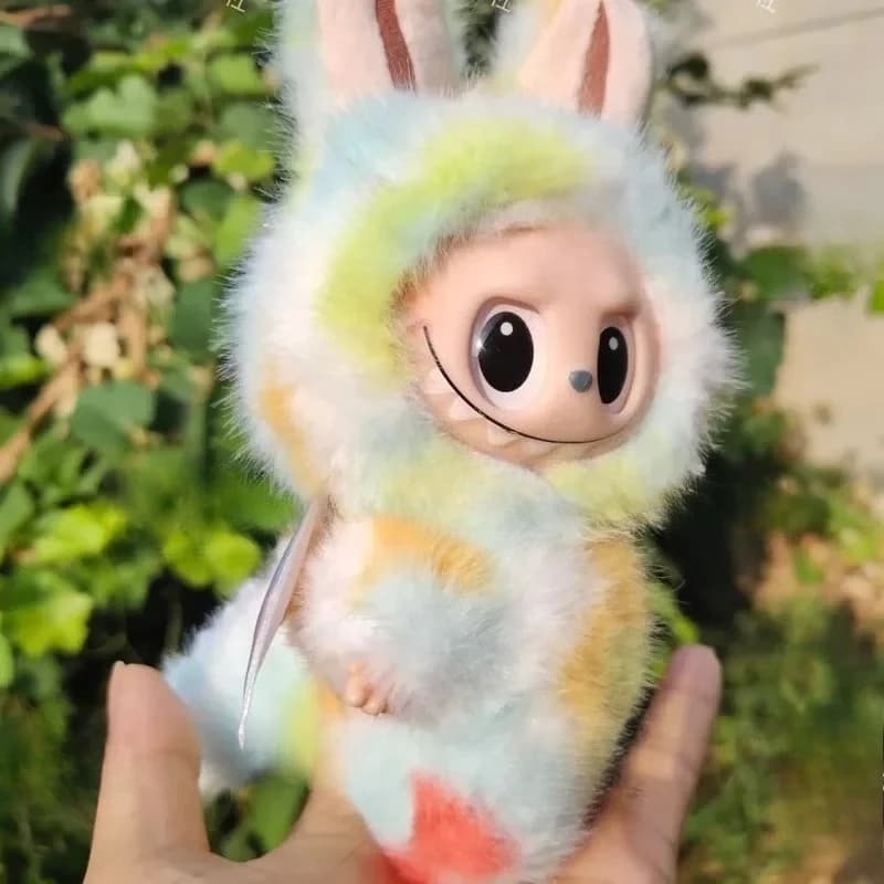 Per vestiti per le bambole Labubu Doll Angel Clothes Ali carine con coda Tuta Accessori per vestiti per bambole in vinile Abbigliamento per bambole Labubu