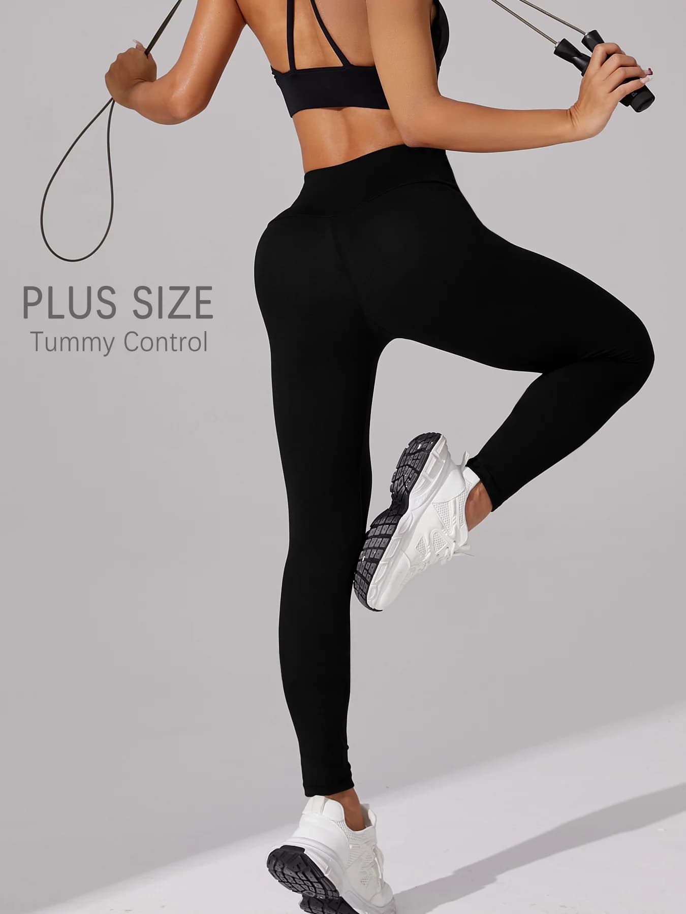 Super soft women's leggings high waist size for belly control, workout, yoga, running, athletics, push up, gym, fitness