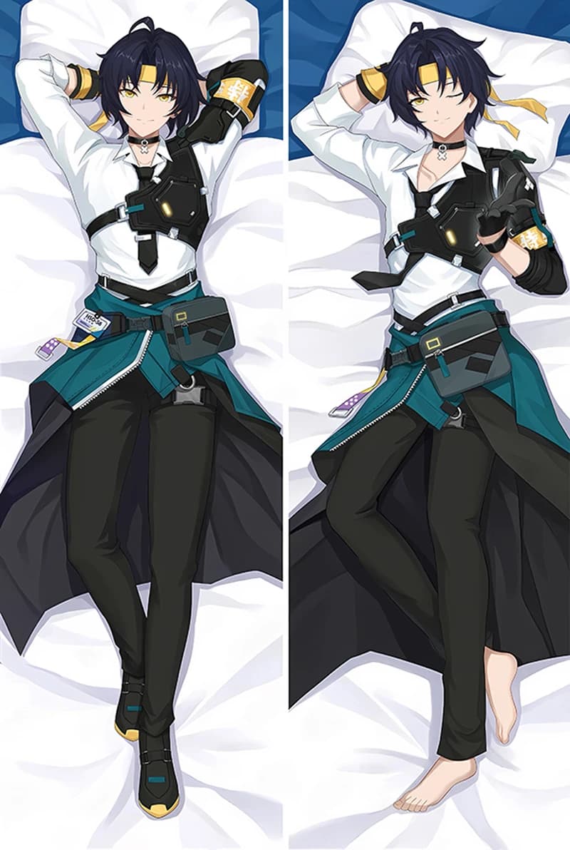 Zenless Zone Zero Harumasa Dakimakura Federa per cuscino che abbraccia il corpo Federa per cuscino per biancheria da letto anime