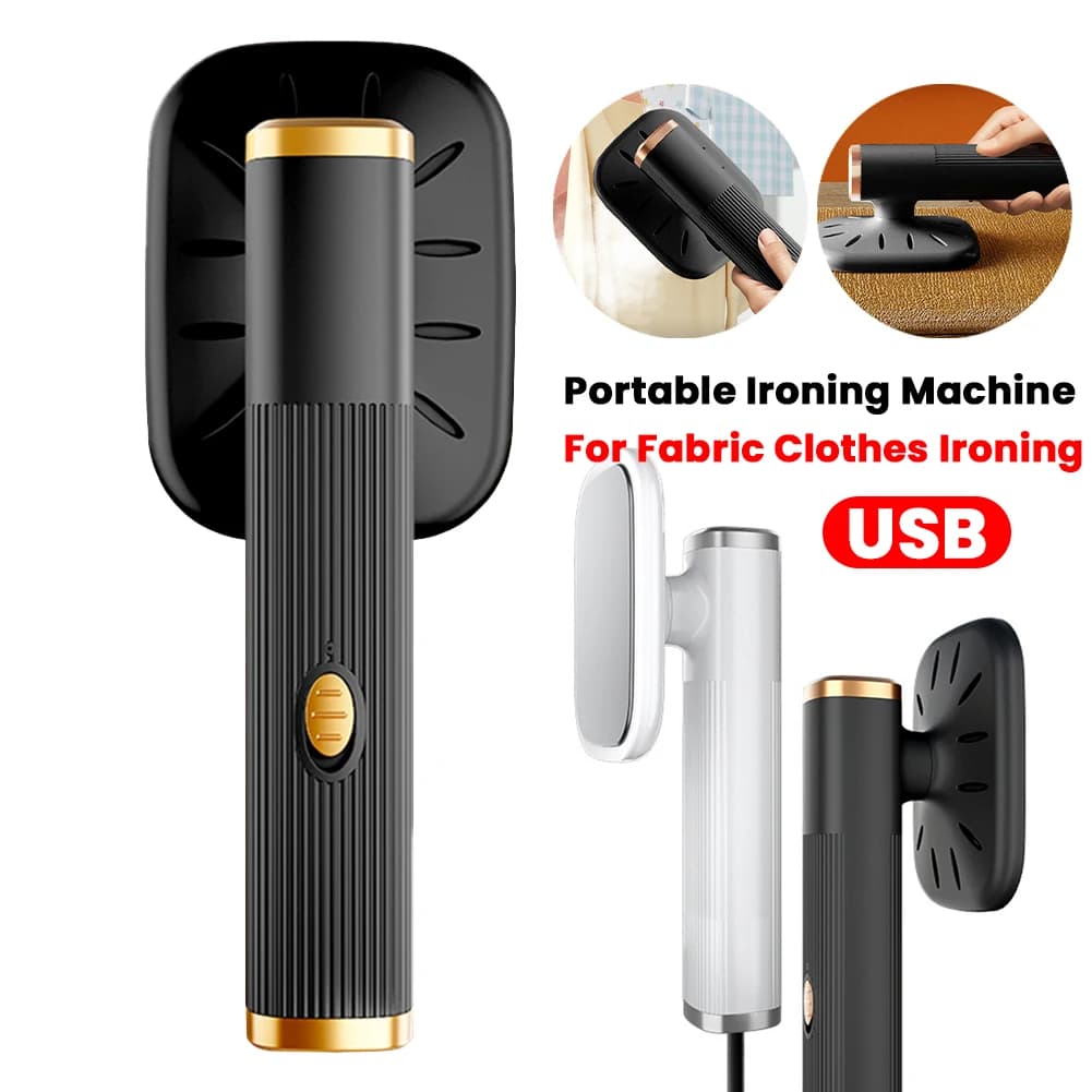 Ferro da Stiro a Vapore Domestico 360 ° Ferro da Stiro a Vapore Portatile USB per Tessuti e Vestiti