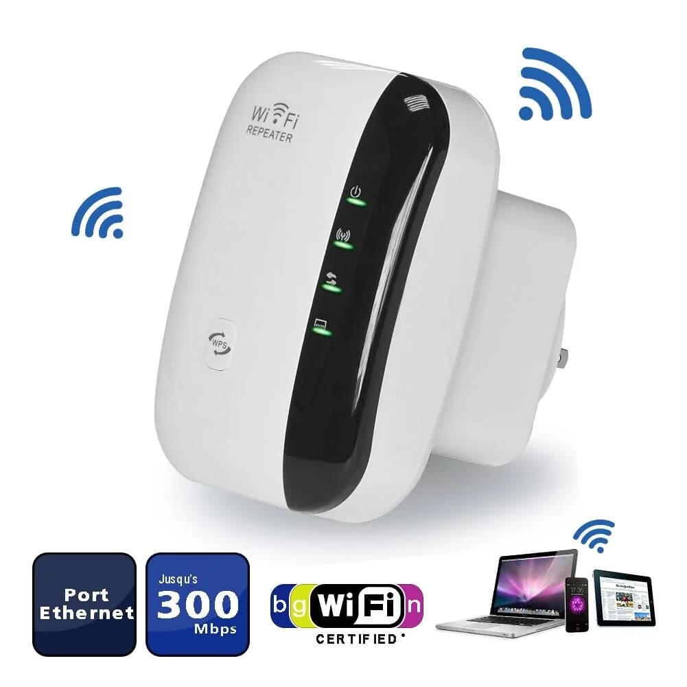 WiFi Extender, WiFi Extenders Signal Booster for Home Up to 250㎡ and 50 Devices, WiFi Range Extender, Wireless WIFI Repeater