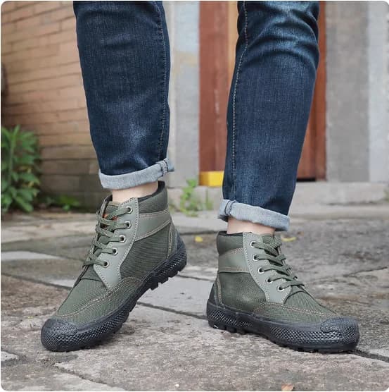 Scarpe da allenamento per tutte le partite da uomo Scarpe da trekking alte impermeabili antiscivolo resistenti all'usura