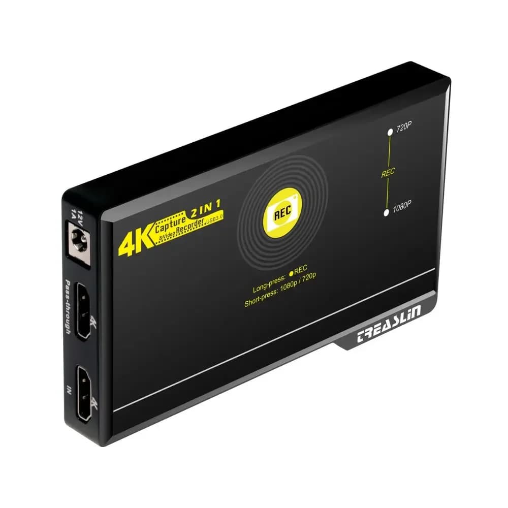 Registratore di acquisizione schermo HD USB3.0 per scheda di acquisizione video di gioco YouTube Netflix TV Box 4K