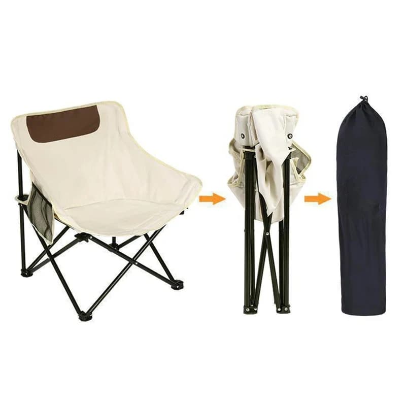 Collapsible Outdoor Camping Chair Portable Ultra Light Leisure Furniture Durable Seat Supplies For Fishing Camping Picnic Trips