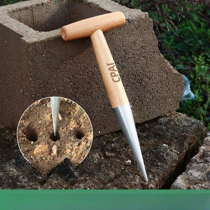 Punch for Semina and Fertilization in Stainless Steel for Gardening, Ortages and Flowers cultivation