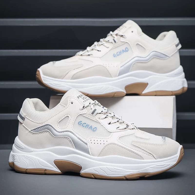 Men's Casual Shoes Spring Summer New Breathable Running Shoes with Soft Sole Anti-slip for Outer Sport Shoes Fast for Students