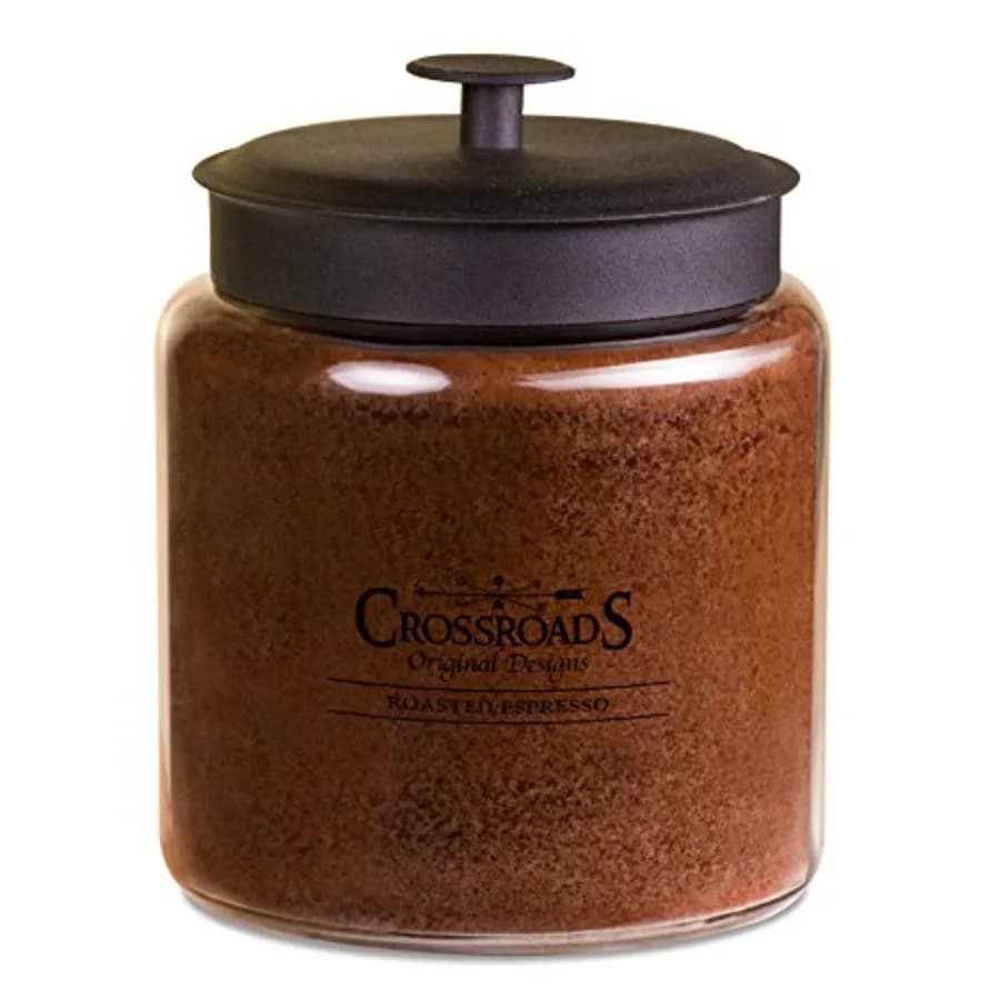 Crossroads Roasted Espresso Scented 4-Wick Candle 96 Ounce