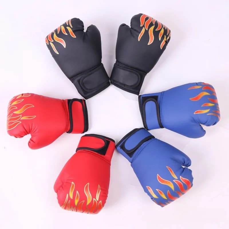 Boxing Gloves Breathable Pu Leather Fighting Training Kickboxing For Gym Indoor Outdoor Sport Punching Taekwondo