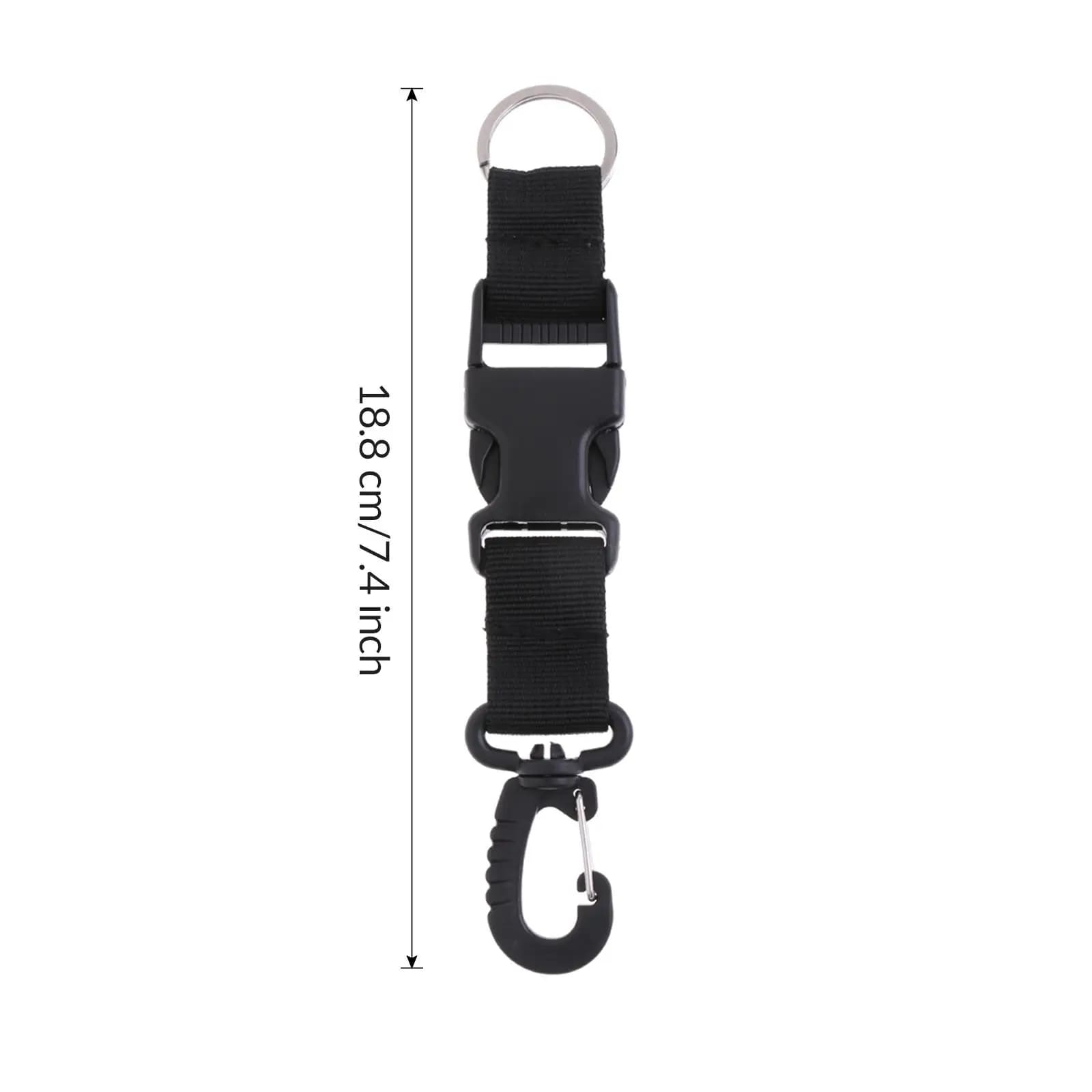 Cordino per Immersioni Subacquee, Cinturino in Nylon Resistente, Porta Torcia per Attrezzatura da Snorkeling e Immersione