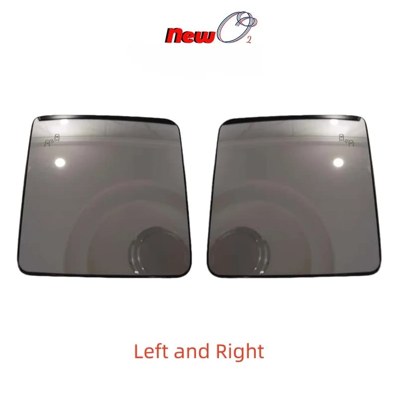 Car Wide Angle Heated Mirror Glass With Blind Spot Warning Rearview Mirror For JEEP Wrangler JL Gladiator 2018 19 20 21 22 23