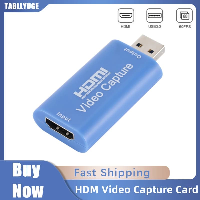 HD 1080P Type-C scheda di acquisizione Micro Video USB compatibile con HDMI USB 3.0 Video Grabber per la registrazione della fotocamera di gioco del PC Live Streaming