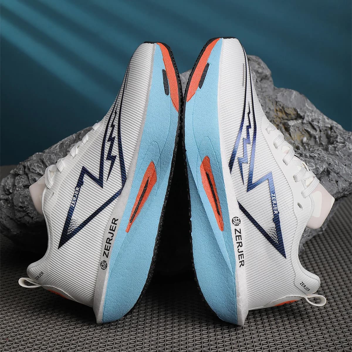Scarpe da mountain bike ed escursionismo da uomo ZERJER, scarpe da ciclismo fuoristrada resistenti all'usura, compatibili con diversi ambienti e terreni