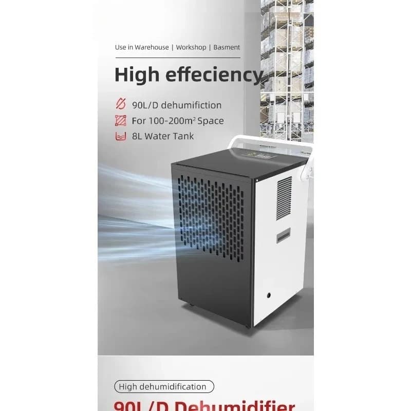 DepositDorosin Factory Nuovo design DK-138 110L/D Deumidificatore commerciale portatile con maniglia per magazzino