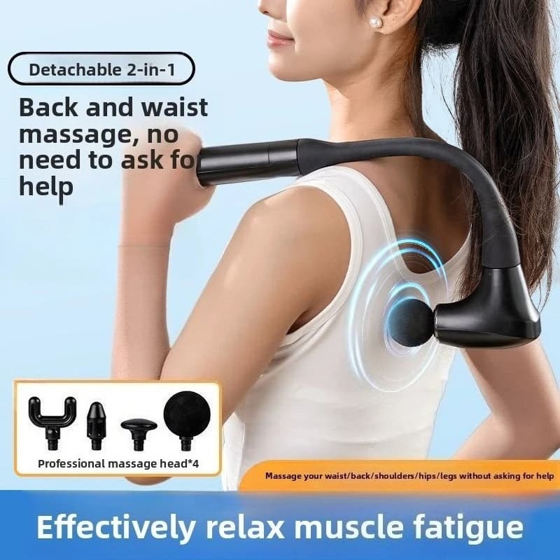 New Smart Electric Massage Gun for Muscular Fascia, Electric Massage Hammer Portable for Home, Back Tool, Christmas Gift