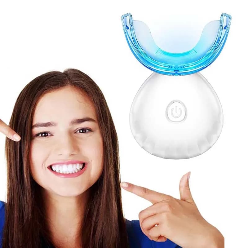Kit Sbiancante per Denti Approvato con Logo Personalizzato, Kit Wireless con Luce LED e Gel per Sbiancamento Dentale