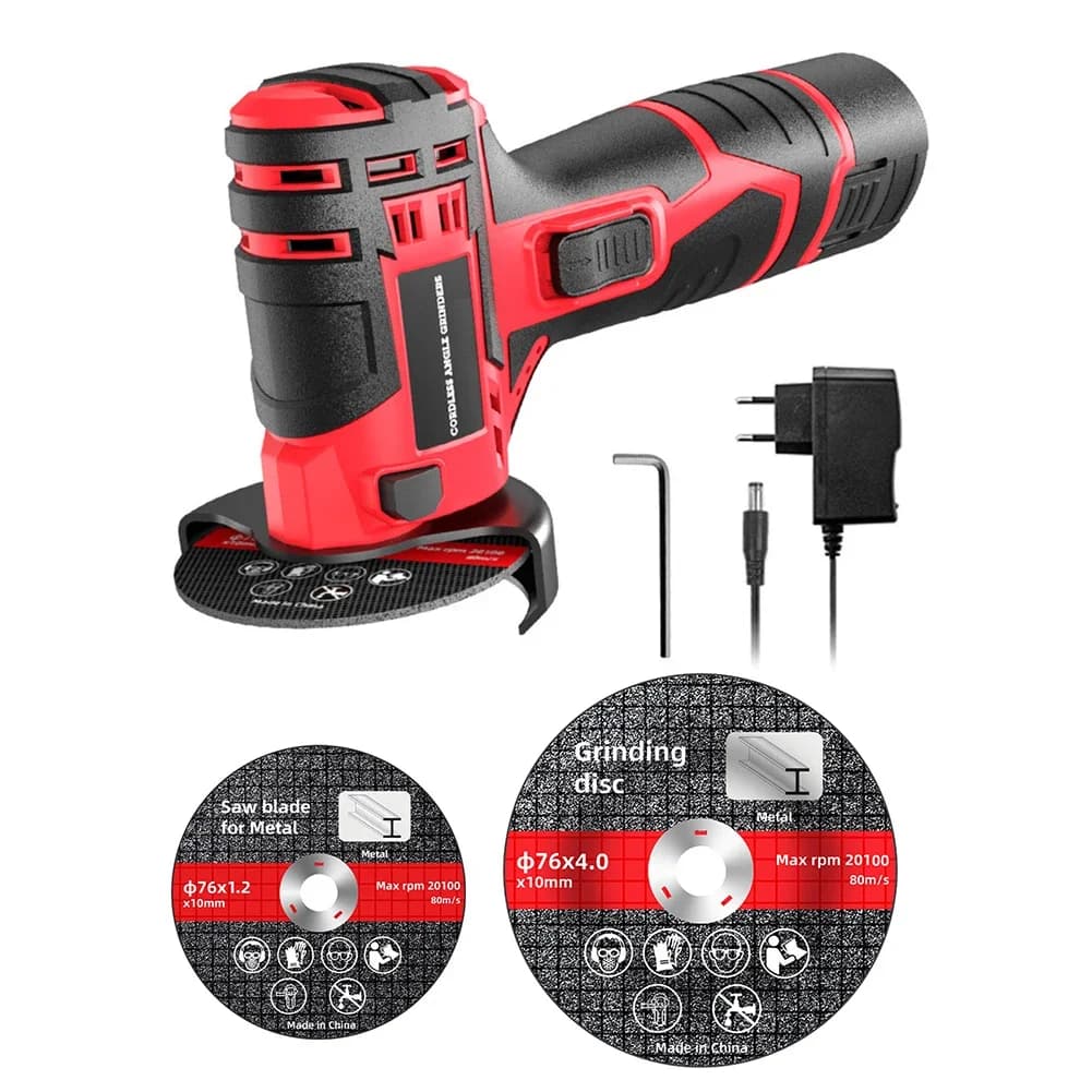 Smerigliatrice angolare 12V 1200R/min rettificatrice per lucidatura elettrica Mini taglierina a batteria smerigliatrice per taglio diamantato utensili elettrici per auto