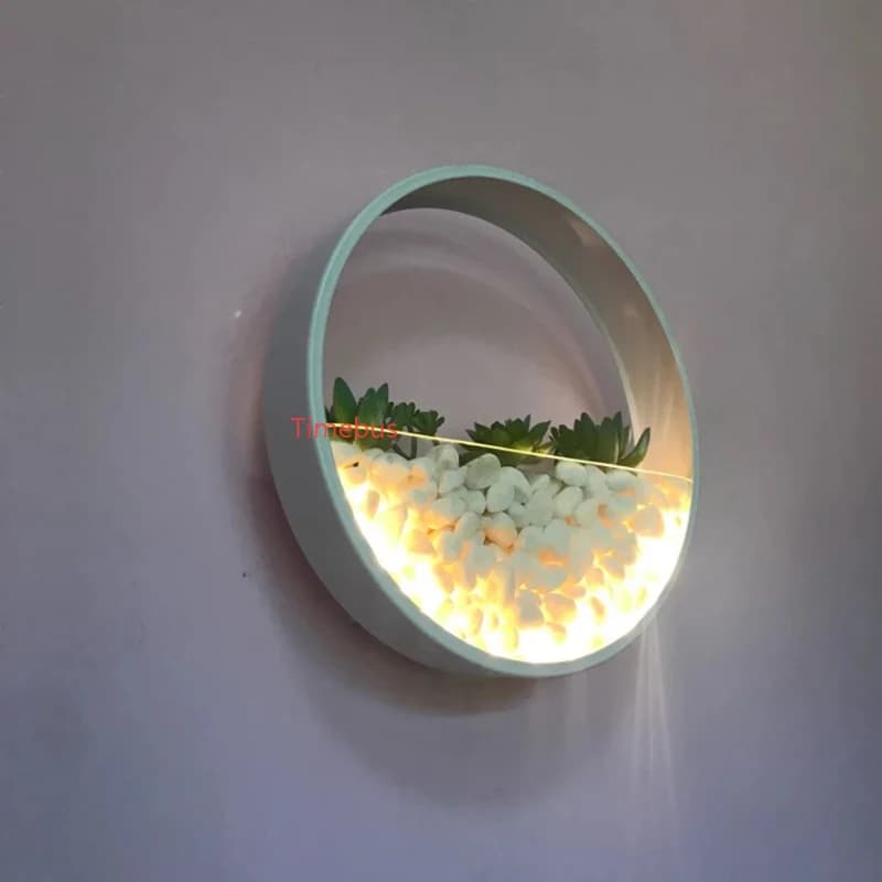 Lampada da Parete Multifunzione a LED a Forma di Vaso di Fiori per Camera da Letto dei Bambini, Soggiorno, Scale, Illuminazione Domestica