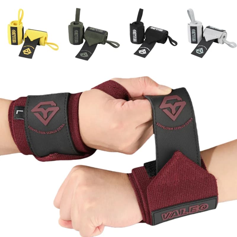 Fasce da polso elastiche per sollevamento pesi Fasce da polso ispessite e temprate Tutore da polso per supporto per polso Powerlifting da palestra Deadlift