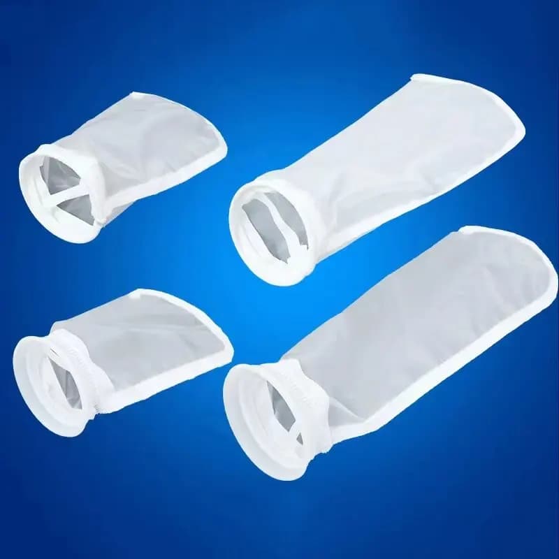 Sacchetto filtro per acquario super fine da 5 pezzi con telaio Sacchetto per calzini in schiuma a rete riutilizzabile lavabile per sistema di filtraggio marino per pesci