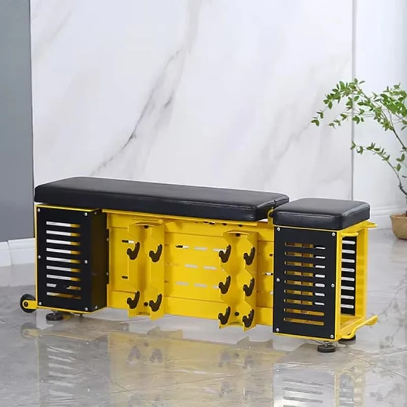 Multifunctional bench for Manubri with Container, Foldable, for Abdominal and Pesi Lift, Adjustable