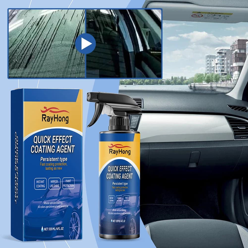 Spray per Rivestimento Ceramico Auto, Sigillante Nano, Spray Dettagliante Rapido per Auto con Finitura Lucida, Alternativa alla Cera 120ml