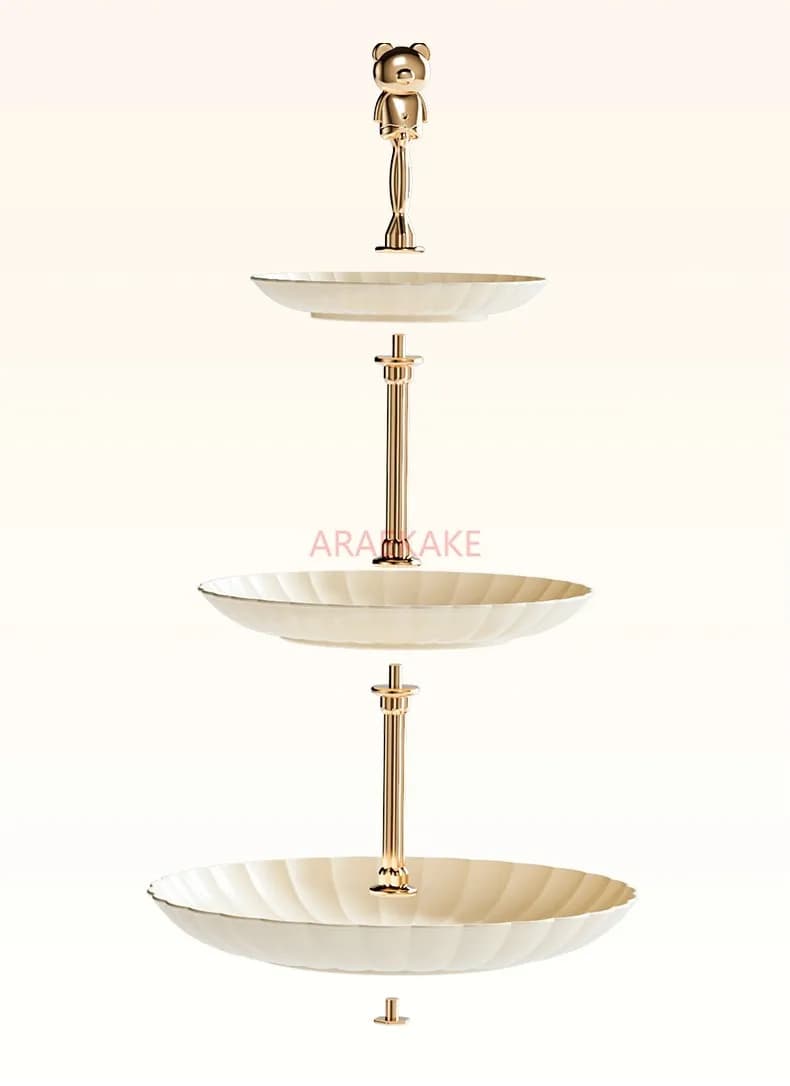 Multi layer dried fruit tray Candy tray Snack tray Dim sum Fruit storage tray