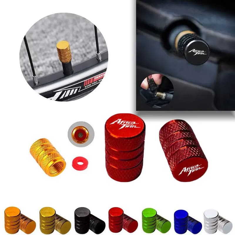 Tappi Valvola Universali in Alluminio per HONDA Africa Twin CRF1000 CRF1000L CRF1100, per Auto, Moto e Ruote di Biciclette