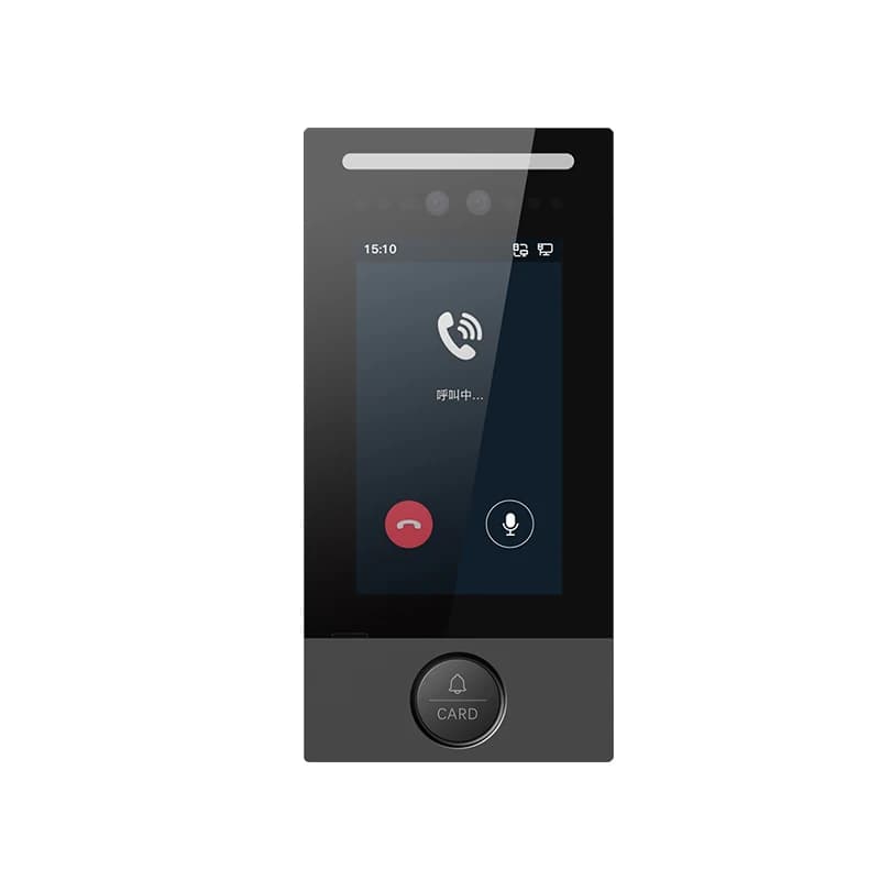 ZJZ LEELEN M29 Sistema citofonico 2MP Doppia fotocamera Riconoscimento facciale QR IC Card PIN Sblocco Touch screen da 4,3 pollici Videocitofono SIP