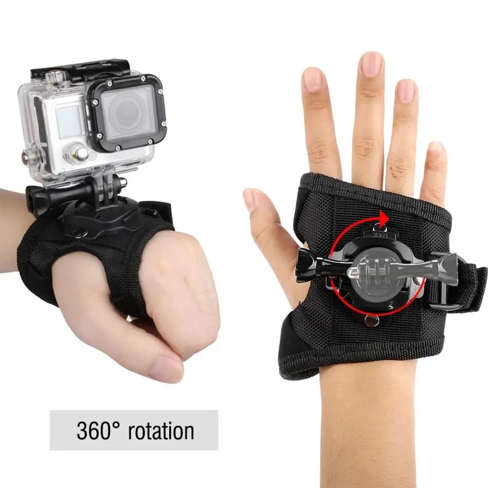 360 ° Cinturini da Polso per Fotocamera con Rotazione, Sgancio Rapido, Antiscivolo, Resistenti per DJI Osmo Action/Gopro