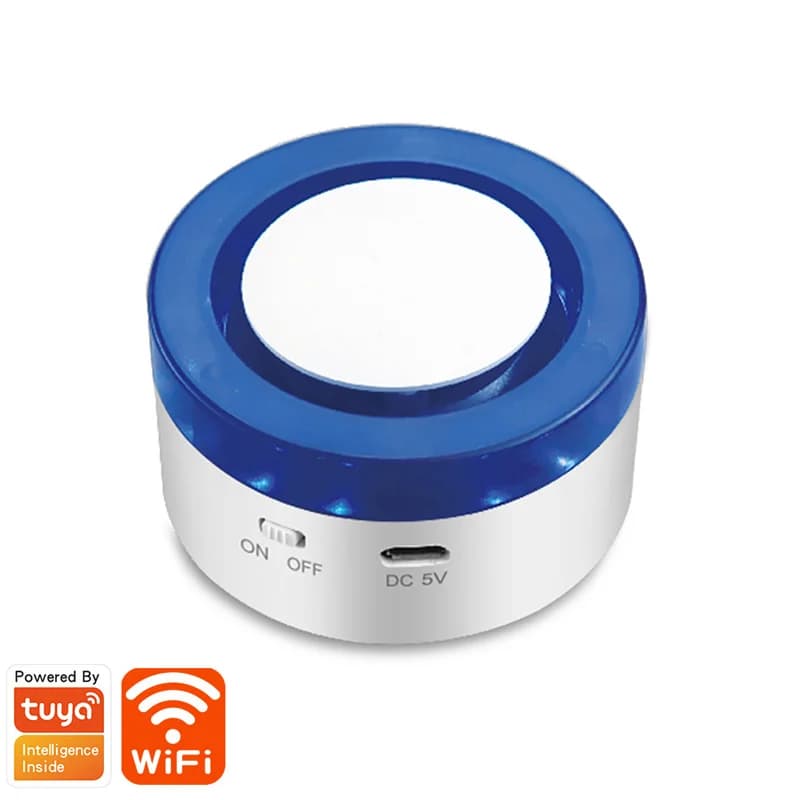 Sistema di Sicurezza Domestico Wireless per Porte e Finestre, Antifurto Intelligente con Allarme Sonoro e Luminoso WiFi