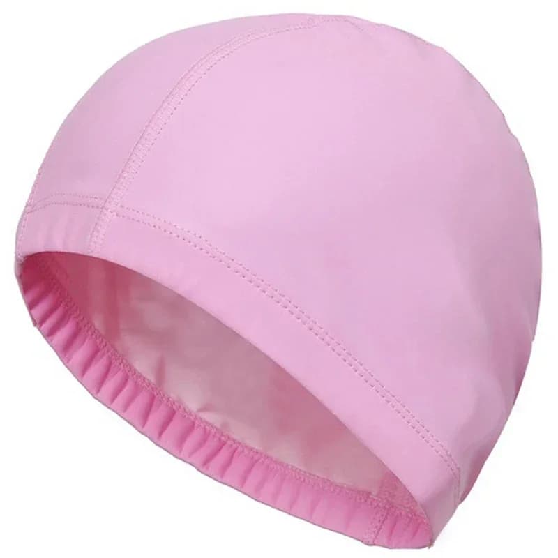 New Waterproof PU Fabric Protect Your Ear Long Hair Water Sports Swimming Pool Swimwear Adult Universal Hat for Men Woman