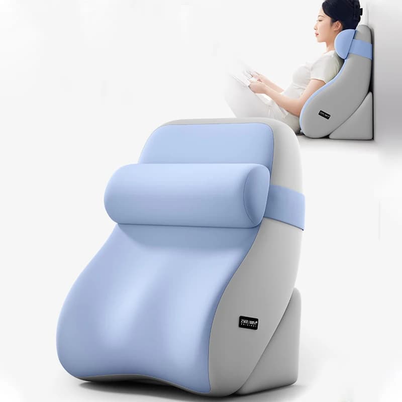 Wedge Reading Pillow for Bed Cushion with Arms for TV, Books, Nursing,Back - Bed Pillow for Sitting Up in Comfort,Plush Backrest
