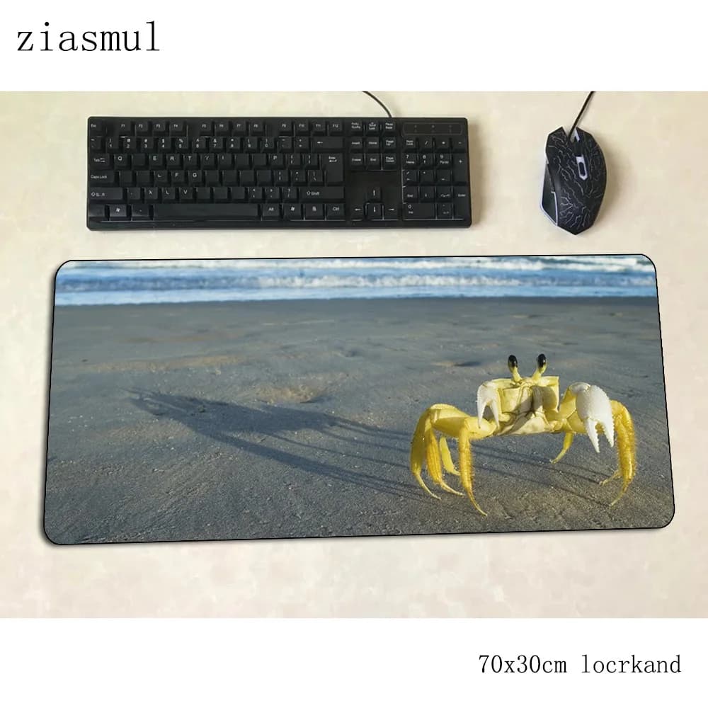Tappetino per mouse granchio Tappetini regalo oceano Tappetino per mouse per computer 80x40 cm Accessori da gioco Cool Zodiac Mousepad Giochi con tastiera Pc Gamer