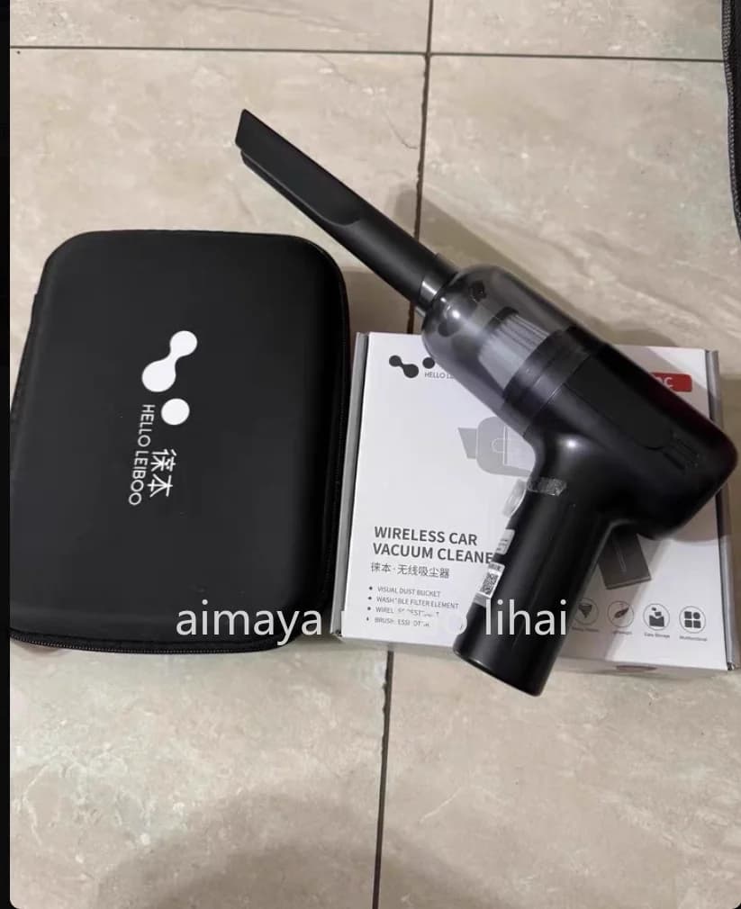 Aspirapolvere per auto con ricarica wireless, mini aspiratore portatile ad alta potenza per uso domestico e auto