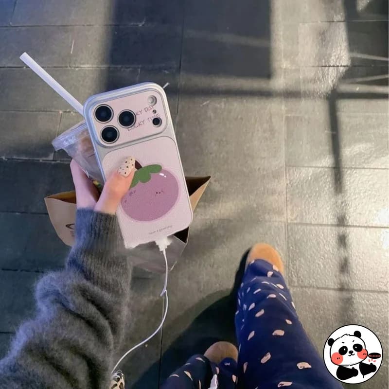 Eggplant Cartoon Phone Case For Infinix Note 60 50 50S 50X 40 30 Zero 30 Smart 20 10 9 8 Pro Plus HD 7 6 5 PU Leather Soft Cover