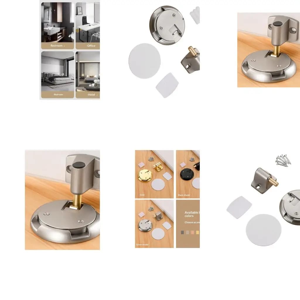 Zinc Alloy Mechanical Door Holder Not Rusts Door Stoppers No Tools Installation Door Catches Suitable for Indoor Doors high