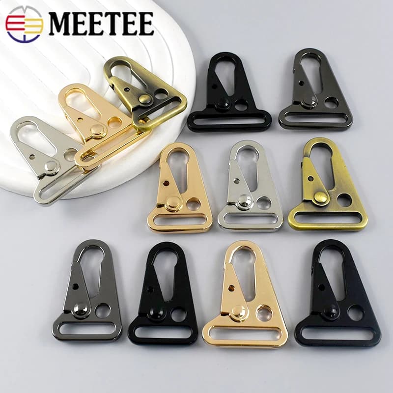 5/10 pz 25/32/38mm fibbia in metallo tessitura zaino cinghia collare per cani grilletto clip a scatto moschettone connettore gancio accessori fai da te