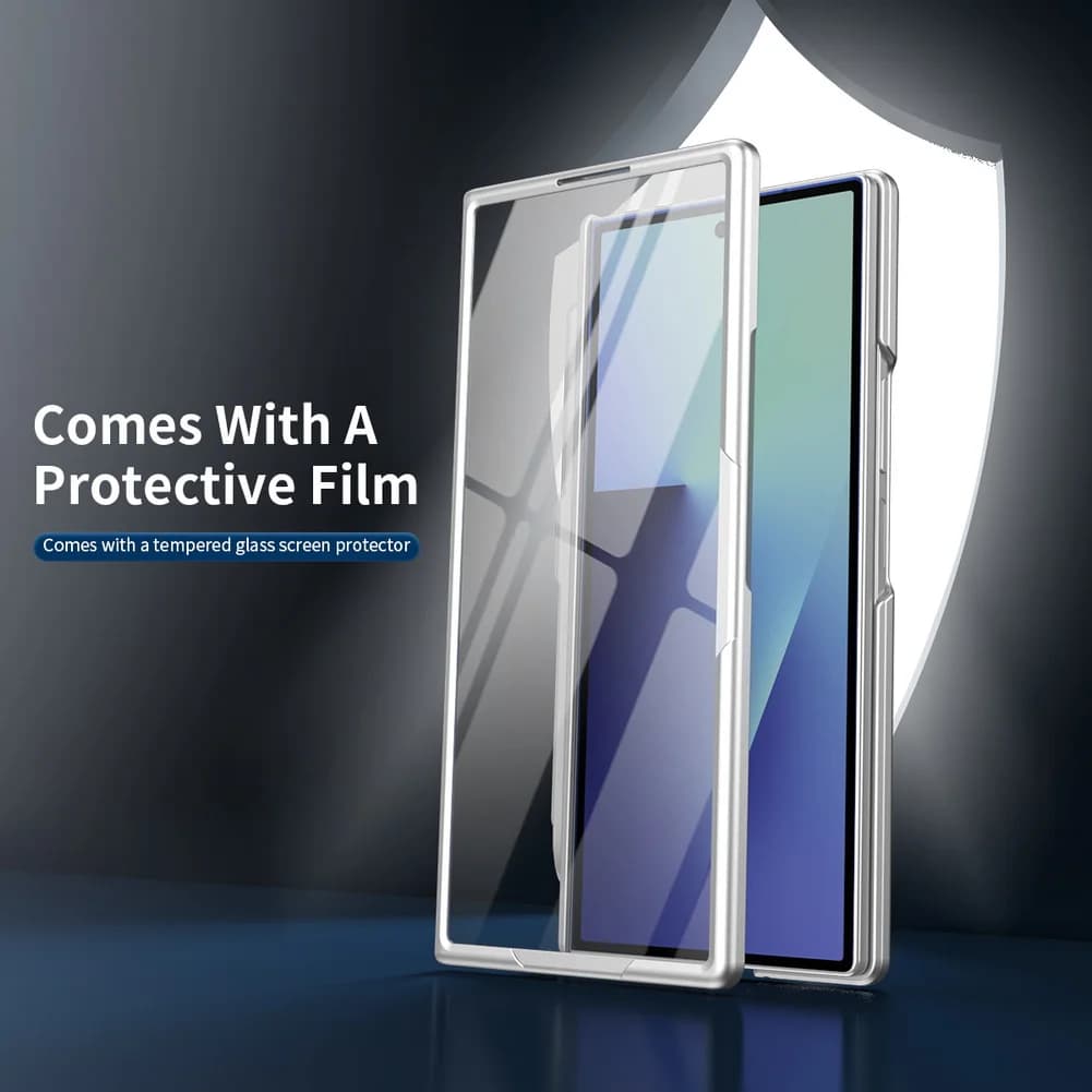 Per Samsung Galaxy Z Fold 5 6 Custodia con penna stilo Magsafe 360 ° Protezione per schermo con cerniera per supporto di rotazione Copertura di protezione completa