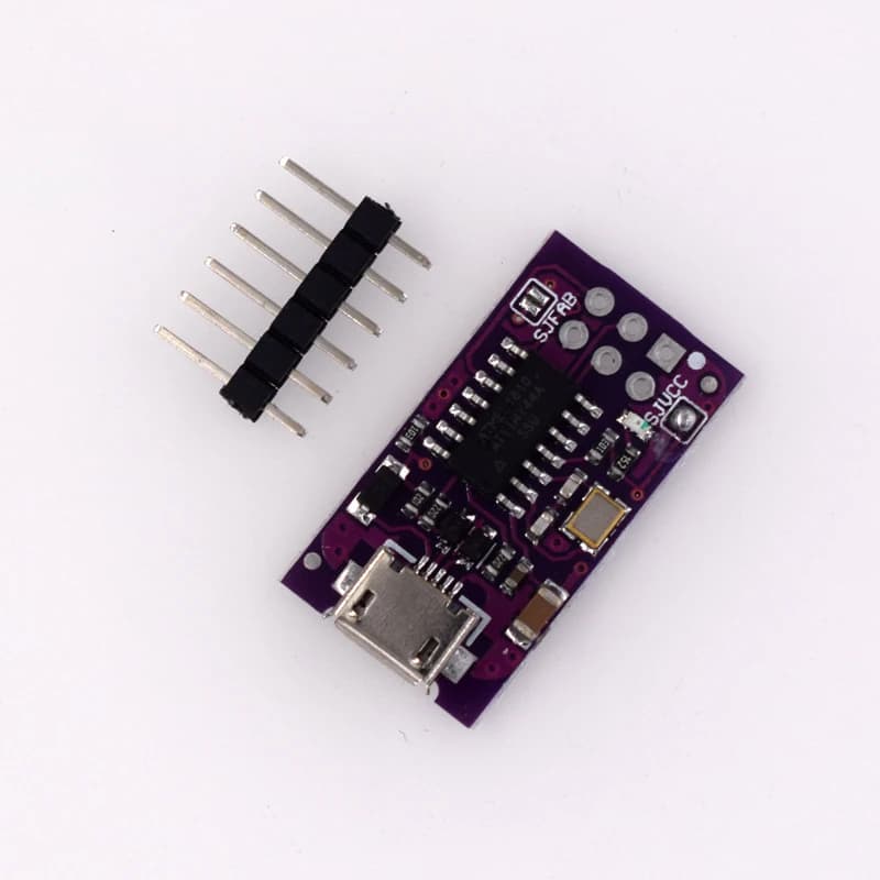 Micro USB Tiny AVR ISP ATtiny44 ATTiny45 ATTiny85 USBTinyISP Programmer Module For IDE Bootloader ISP Microcontroller 5V Arduino