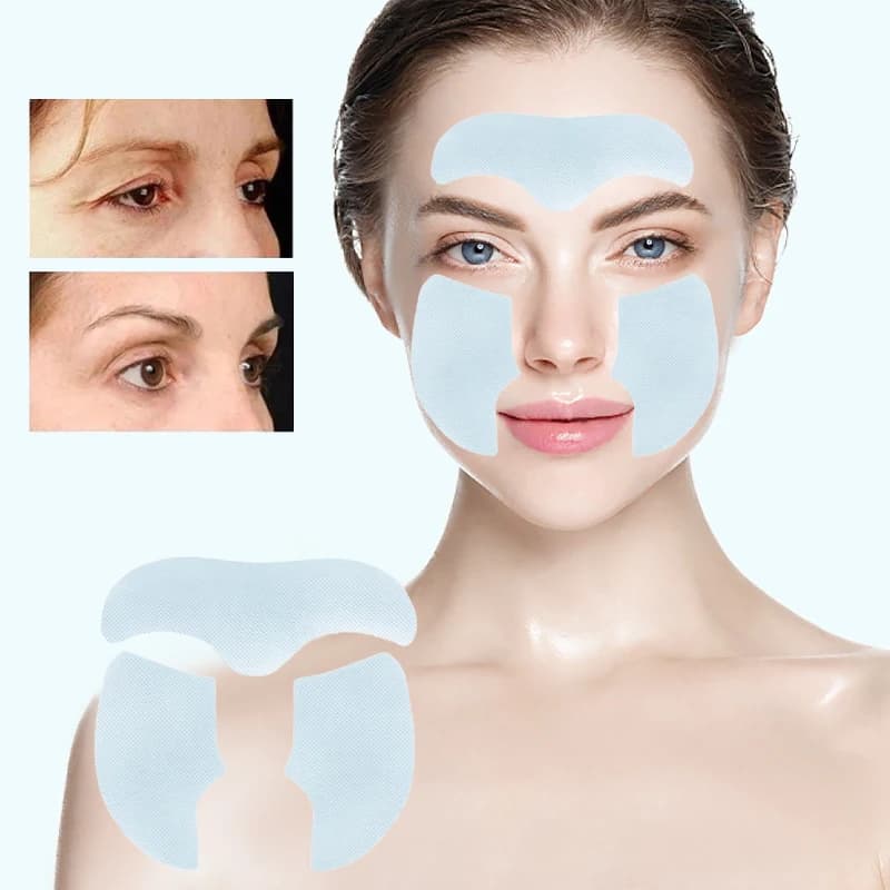Collagen film soluble card face skin face mask adhesive cheek front Patch Smile Lines Patch Anti-aging wrinkle removal