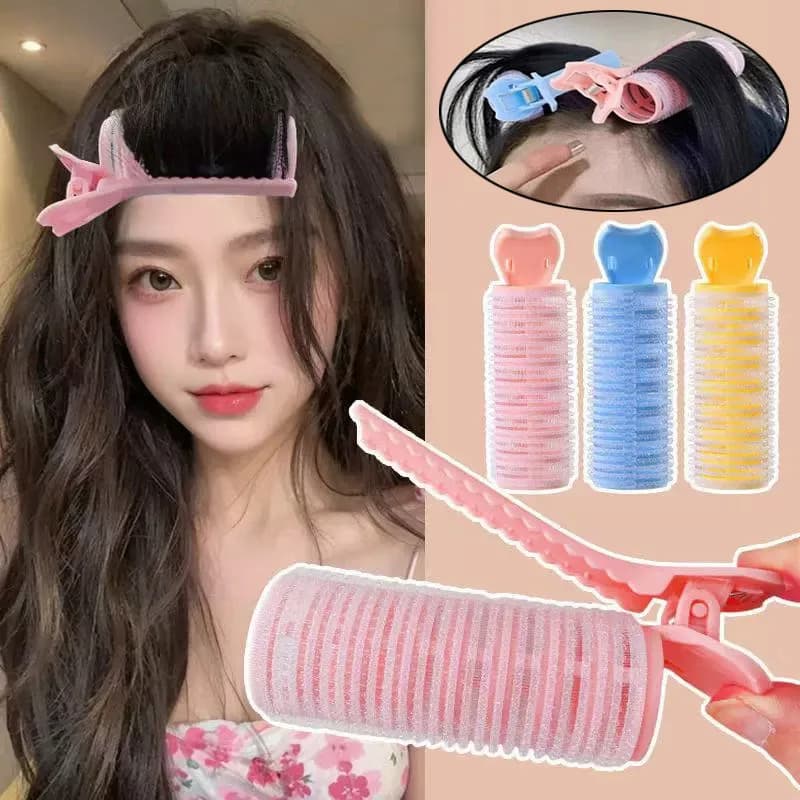 Frangia Ferri Hairpins Pivot Hair Rollers Clips for Smooth styling Soft fork Clips for curling hairstyles Upper root rollers for hair without trace