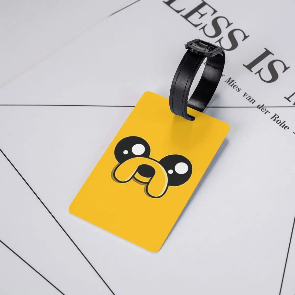 Etichette per bagagli Jake The Dog, accessori per valigie, etichetta per bagaglio da viaggio, porta etichette, identificativo, nome, indirizzo