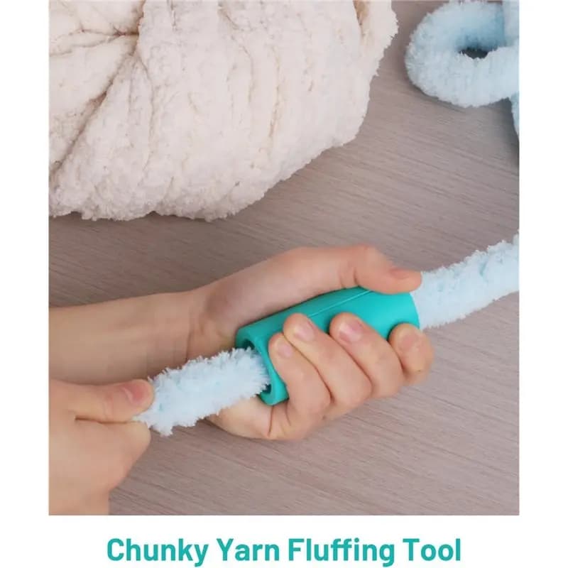 Professional Yarn Fluffing& Reviving Tool-Chunky Yarn Fluffer Accessory For Bulky, Jumbo And Chenille Yarn-A45M