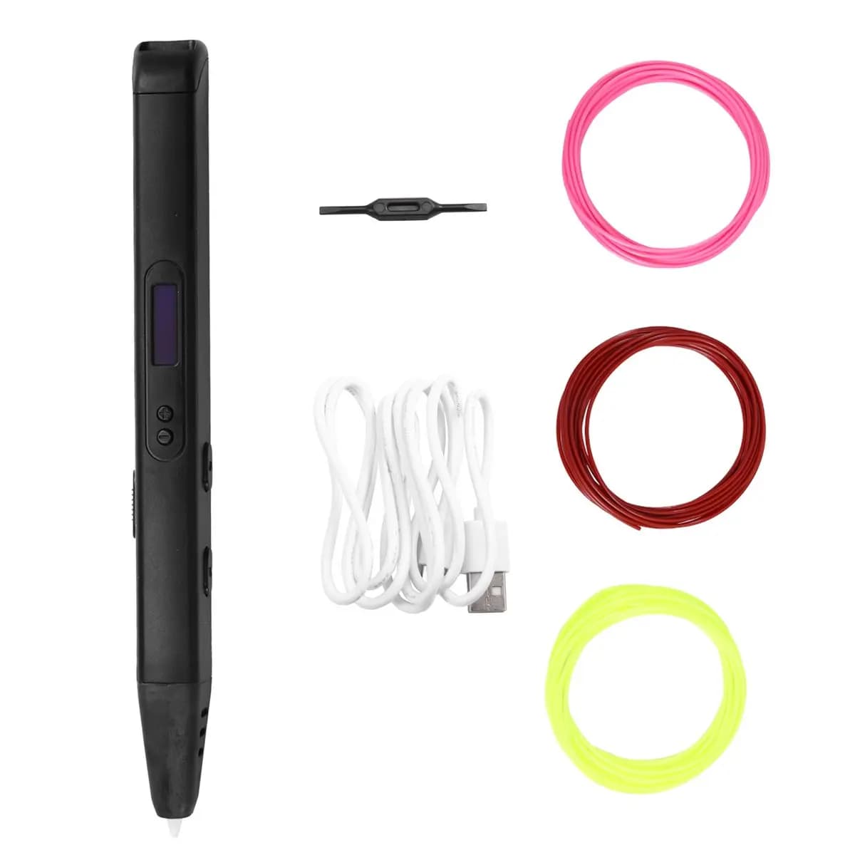 [SALE SUPERIORE] 3D Printing Pen with OLED RP800A Scribble Pen with PLA filament for scarabocchi