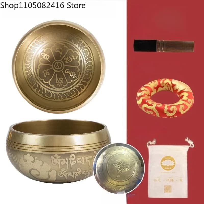 Handmade Singing Copper Bowl Meditation Sound Bowl Yoga Buddhist Sound Bowl