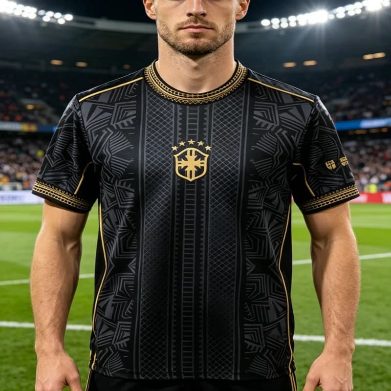 Maglia da Calcio Edizione Speciale Brasile 2026 Trendy Nuova Collezione per Uomo e Donna, Traspirante, ad Asciugatura Rapida e Confortevole, anche per Bambini e Famiglie